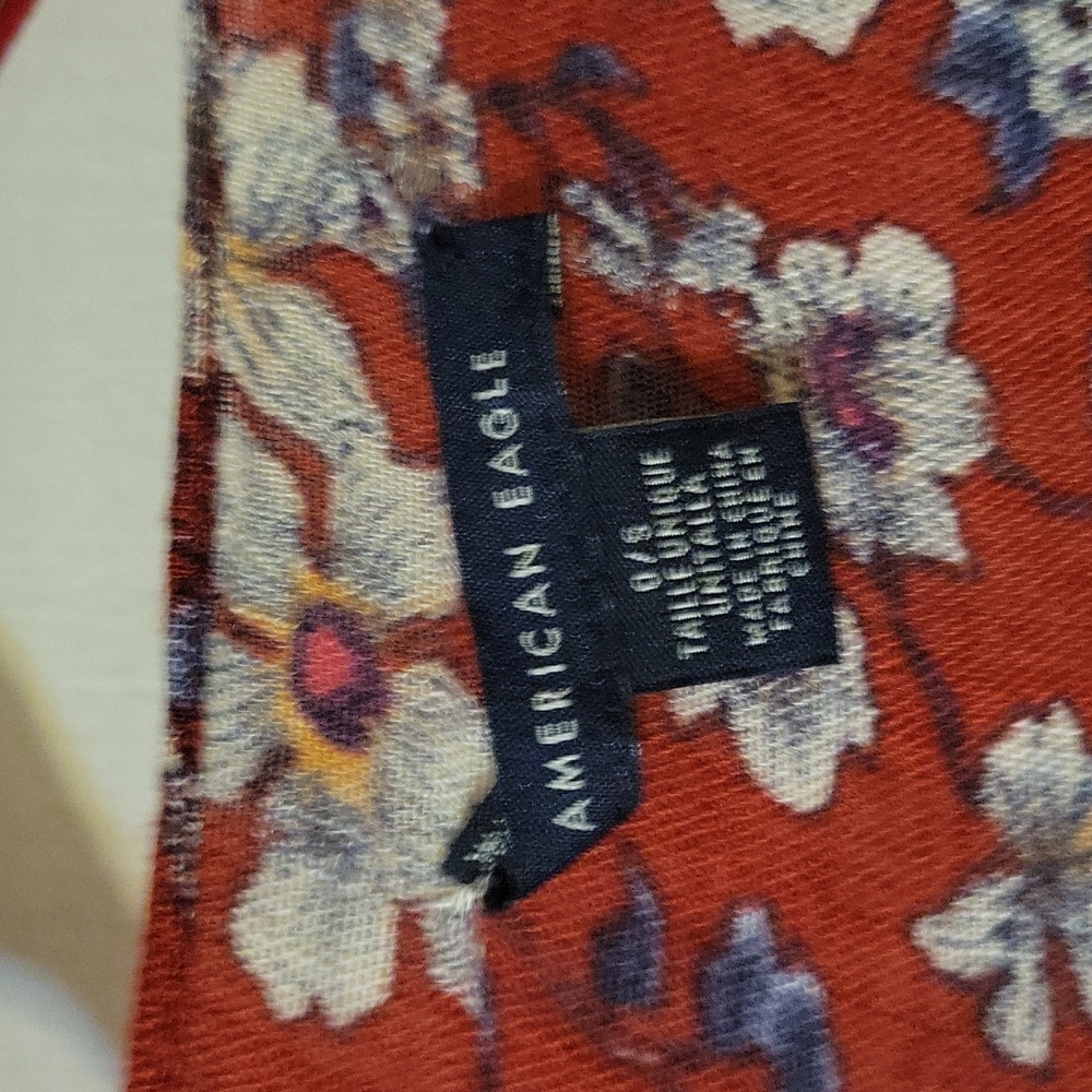 American Eagle Floral Duster EUC very soft OS - Picture 2 of 2